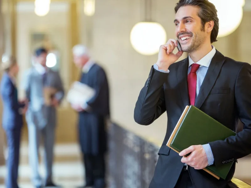 Lawyer using legal answering service for call answering. Try free for 7-days.